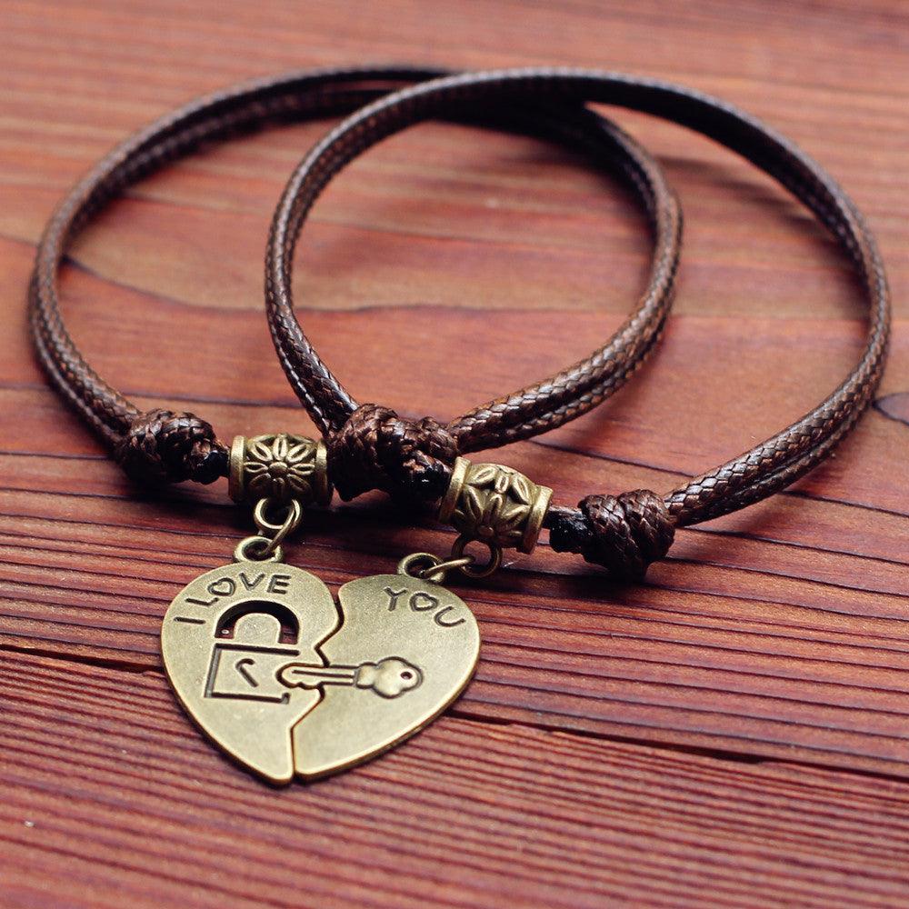 Couple Bracelets Girlfriends Bracelets Simple Couple Accessories - Amazitshop