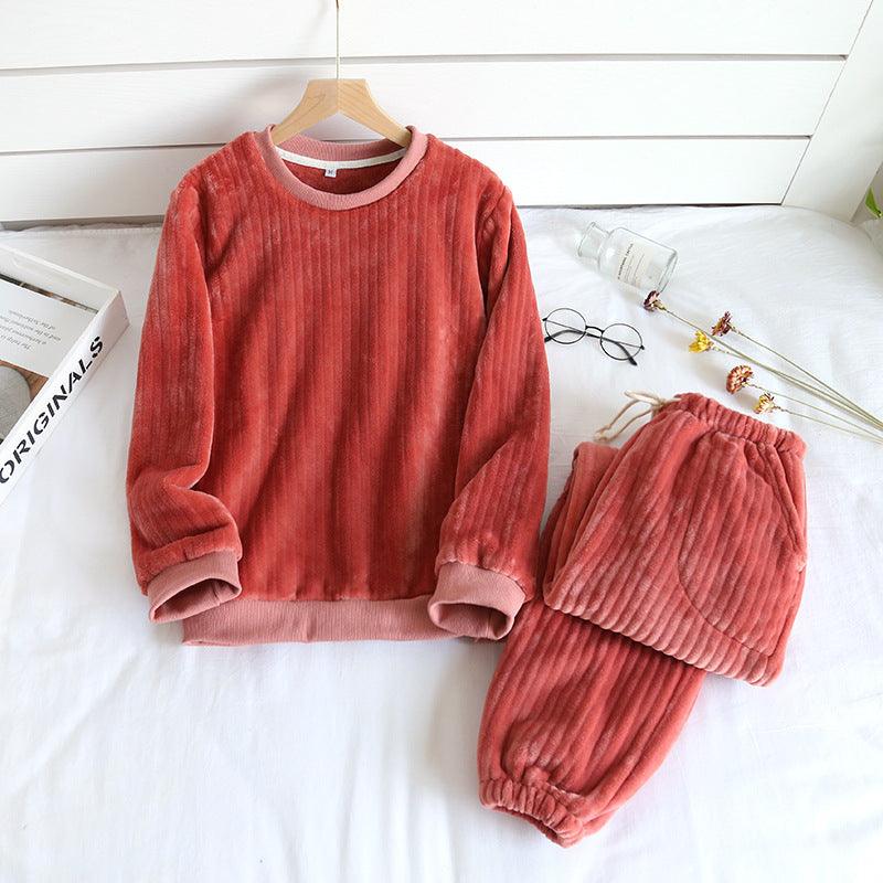 Couples coral velvet pajamas - Amazitshop