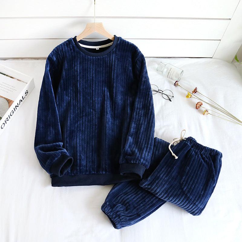 Couples coral velvet pajamas - Amazitshop