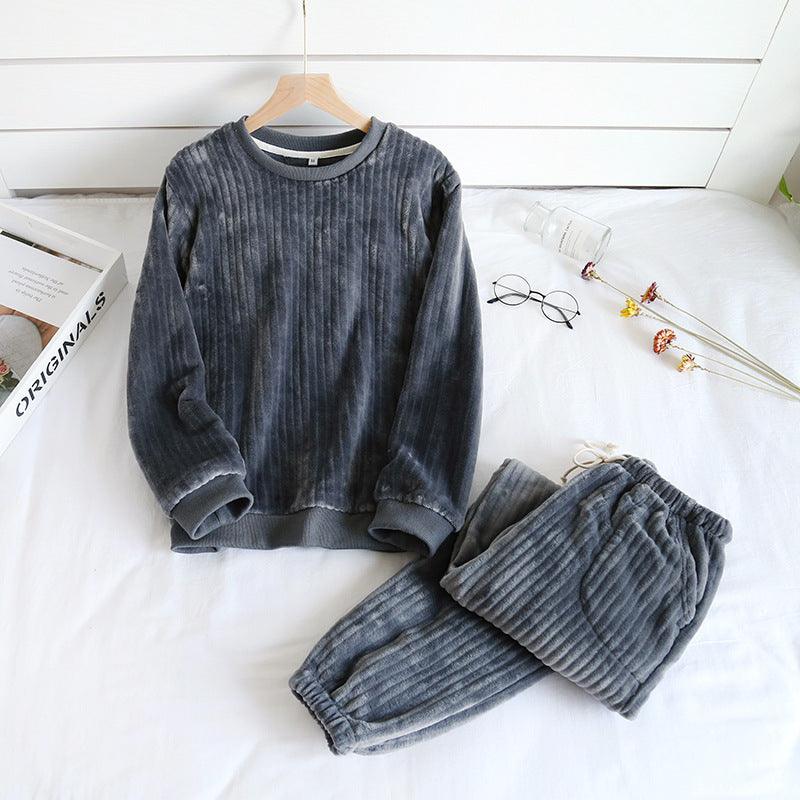 Couples coral velvet pajamas - Amazitshop