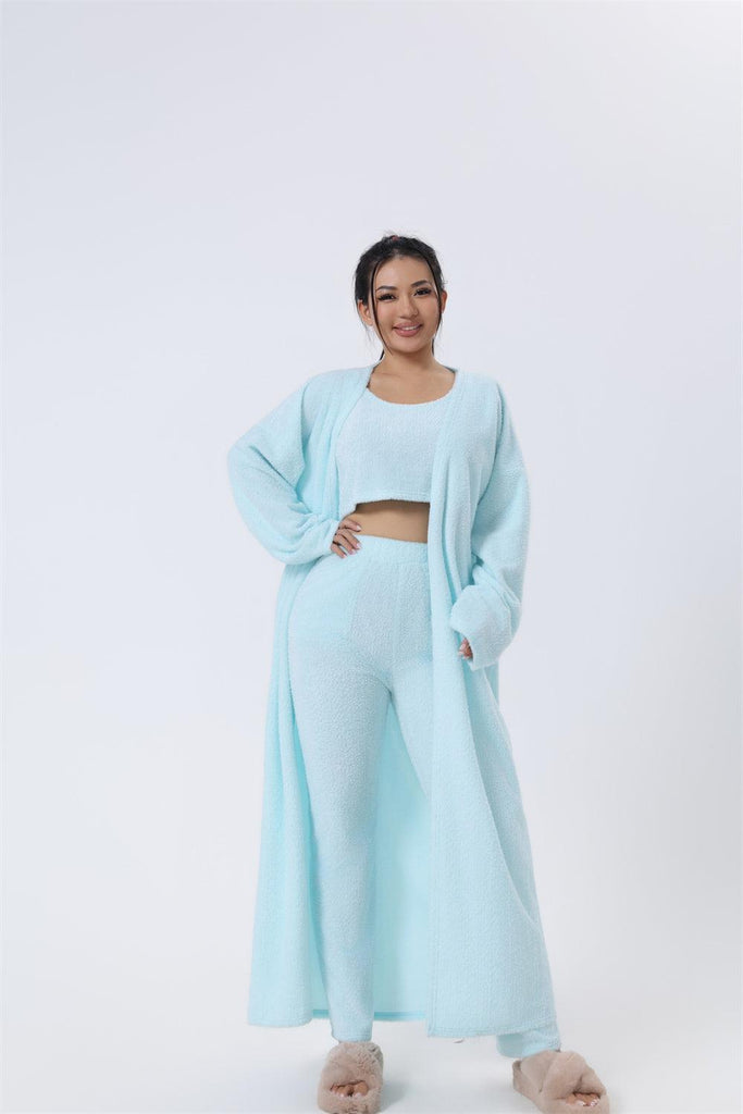 Cozy Pajama 3 Piece Lounge Set - Amazitshop