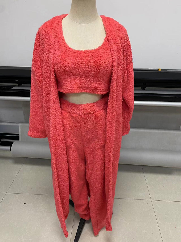 Cozy Pajama 3 Piece Lounge Set - Amazitshop