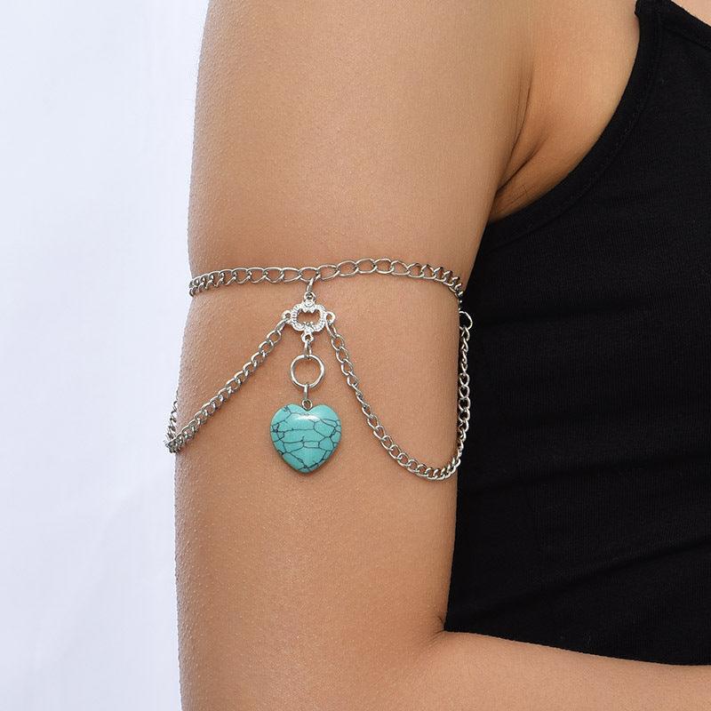 Creative Delicate Turquoise Body Chain Jewelry - Amazitshop