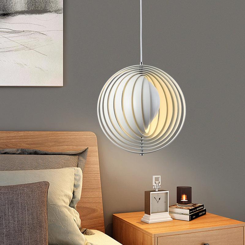 Creative Living Room Bedroom Model Room Moon Rotating Lamps - Amazitshop