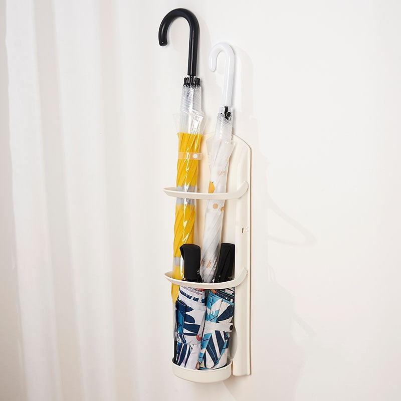 Creative Wall Mounted Shelf Free Punch Rain Gear Tube - Amazitshop