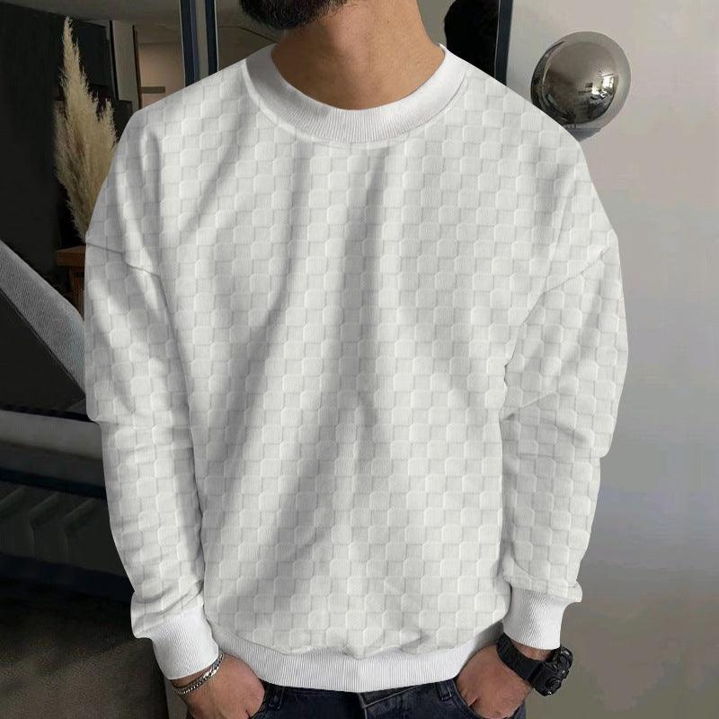 Crew Neck Casual Base Long Sleeve Shirt - Amazitshop