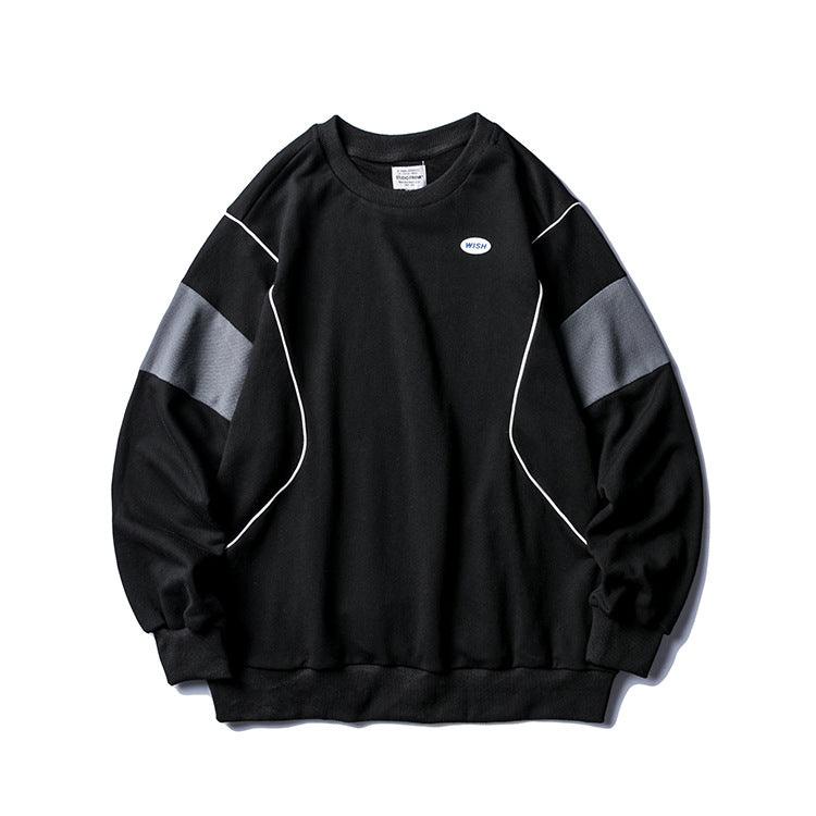 Crew Neck Embroidered Sweatshirt - Amazitshop