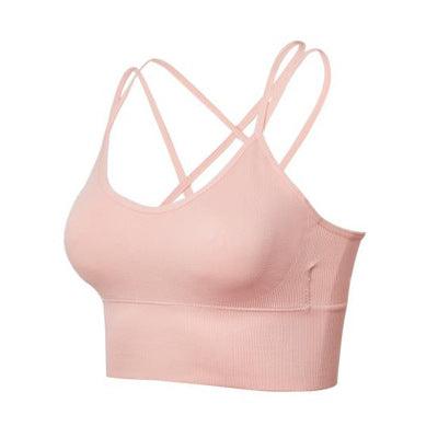 Cross beauty back yoga sports bra - Amazitshop