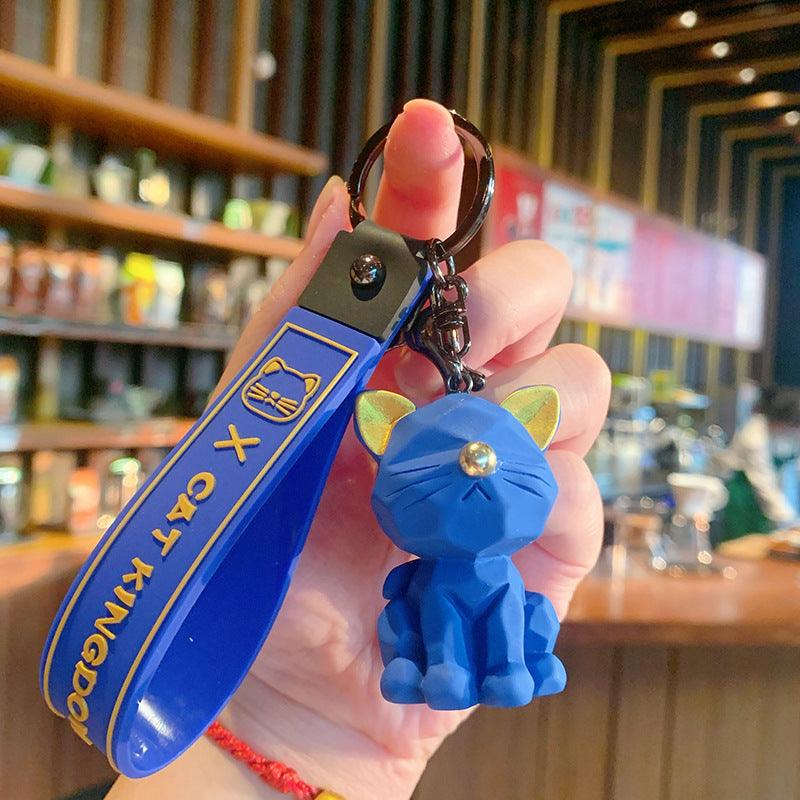 Cut Face Kitty Car Keychain - Amazitshop