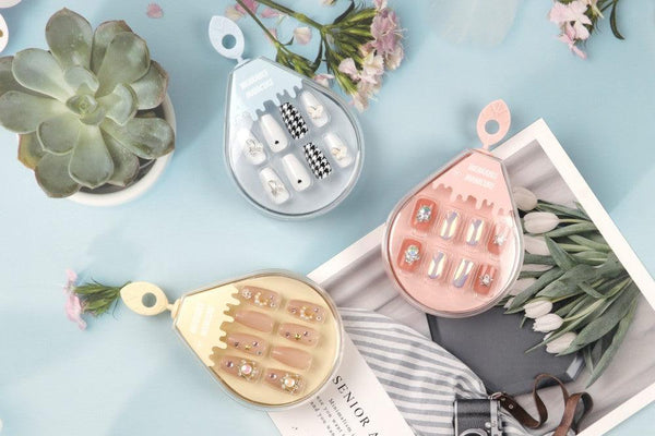 Cute And Sweet Luxury Hand - made Press On Nails 30pcs In Every Box - Amazitshop