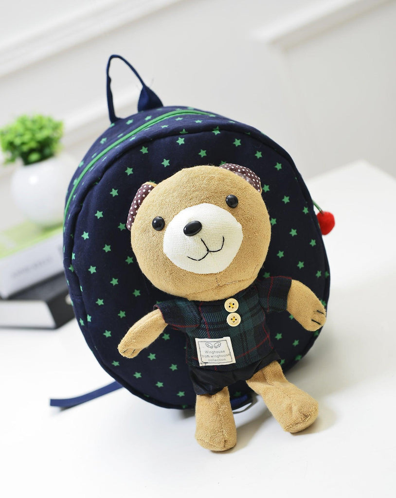 Cute Baby Backpack Anti - lost Bear Cartoon - Amazitshop
