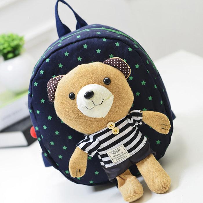 Cute Baby Backpack Anti - lost Bear Cartoon - Amazitshop