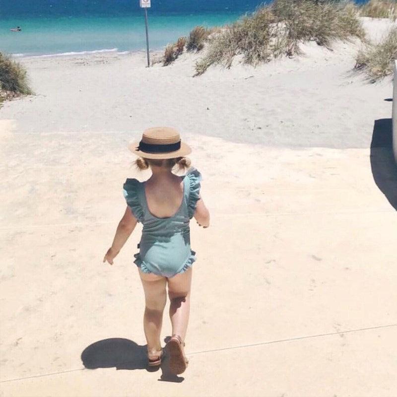 Cute Baby Princess Swimsuit Girl Child Swimwear - Amazitshop