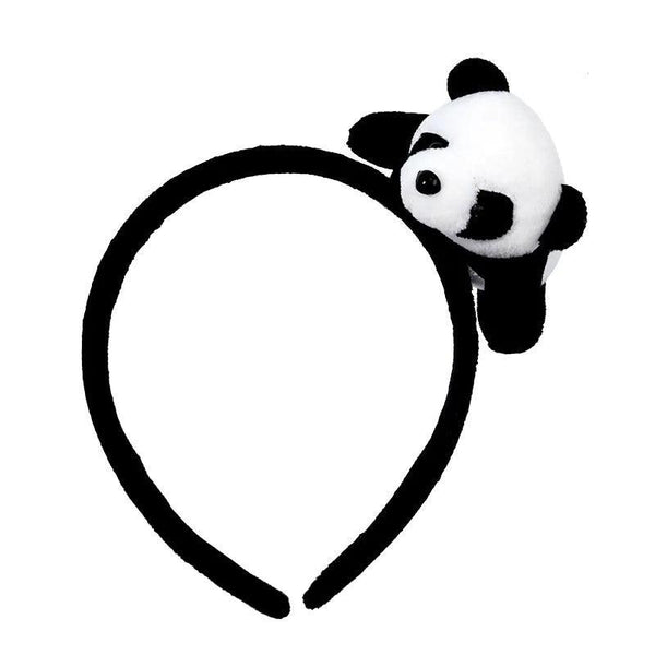 Cute Cartoon Plush Panda Headband Hair Accessories - Amazitshop