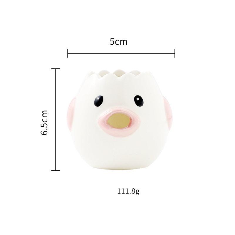 Cute Chicken Ceramic Egg White Separator Kitchen Accessories Practical - Amazitshop