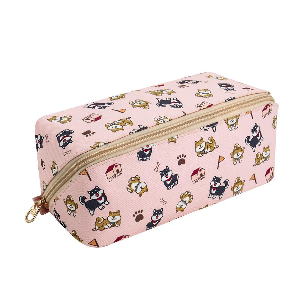 Cute Dog Pets Print Cosmetic Bag Waterproof Makeup Bags Travel - Amazitshop