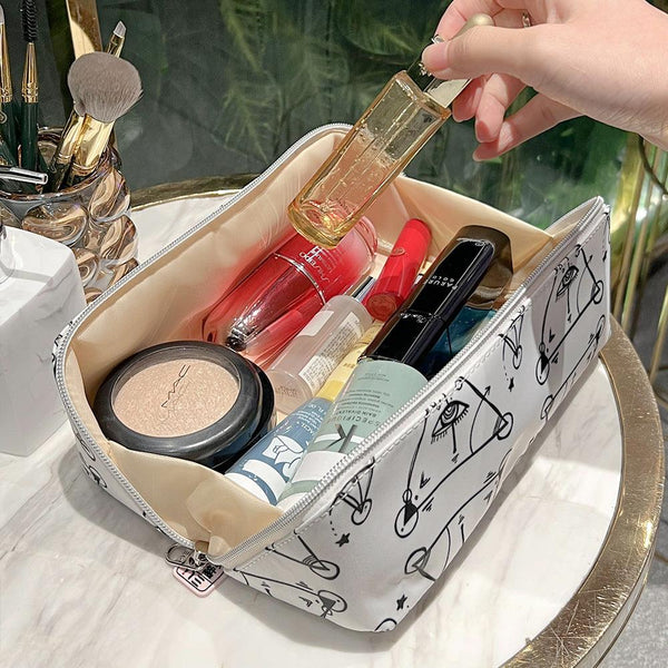 Cute Dog Pets Print Cosmetic Bag Waterproof Makeup Bags Travel - Amazitshop