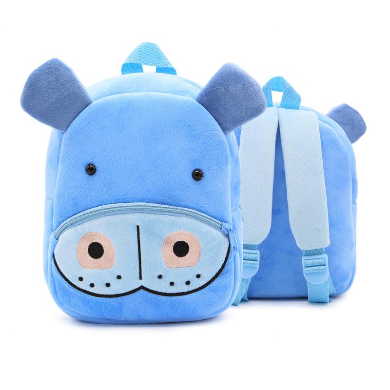 Cute Plush Backpacks Kindergarten Cartoon School Bags Children Animal Toys Bag - Amazitshop