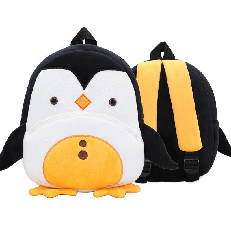 Cute Plush Backpacks Kindergarten Cartoon School Bags Children Animal Toys Bag - Amazitshop