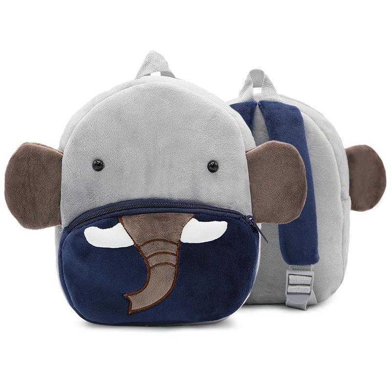 Cute Plush Backpacks Kindergarten Cartoon School Bags Children Animal Toys Bag - Amazitshop