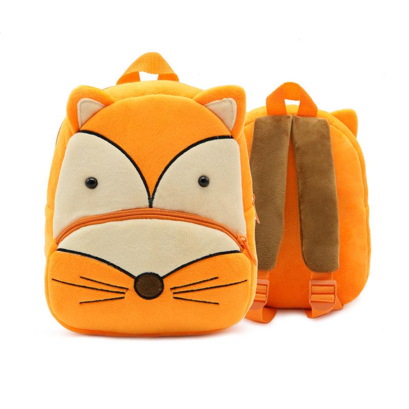 Cute Plush Backpacks Kindergarten Cartoon School Bags Children Animal Toys Bag - Amazitshop