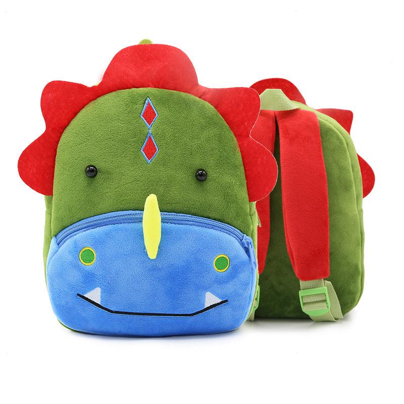 Cute Plush Backpacks Kindergarten Cartoon School Bags Children Animal Toys Bag - Amazitshop