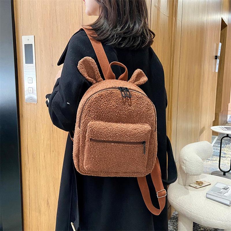 Cute Plush Bag Women's Autumn And Winter New - Amazitshop