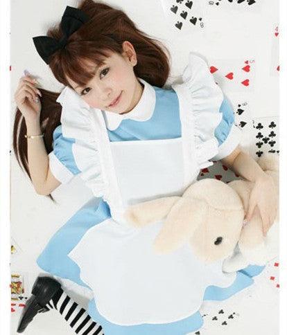 Cute Water Blue Maid Ware COS Anime Clothing Performance Costume - Amazitshop