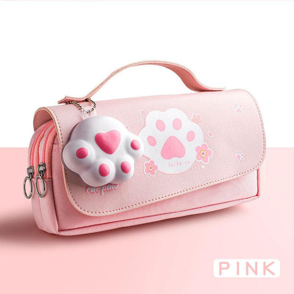 Decompression Pencil Bag Net Red Portable Pencil Bag Primary School Girl - Amazitshop