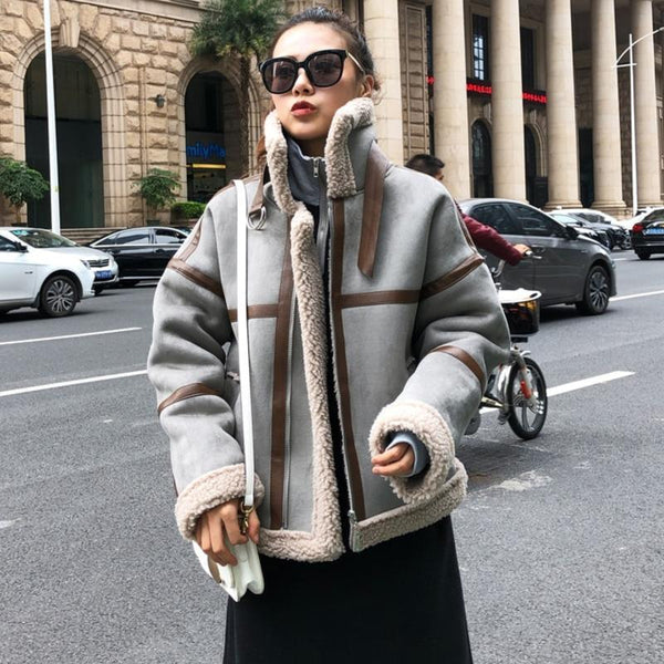 Deerskin velvet jacket - Amazitshop