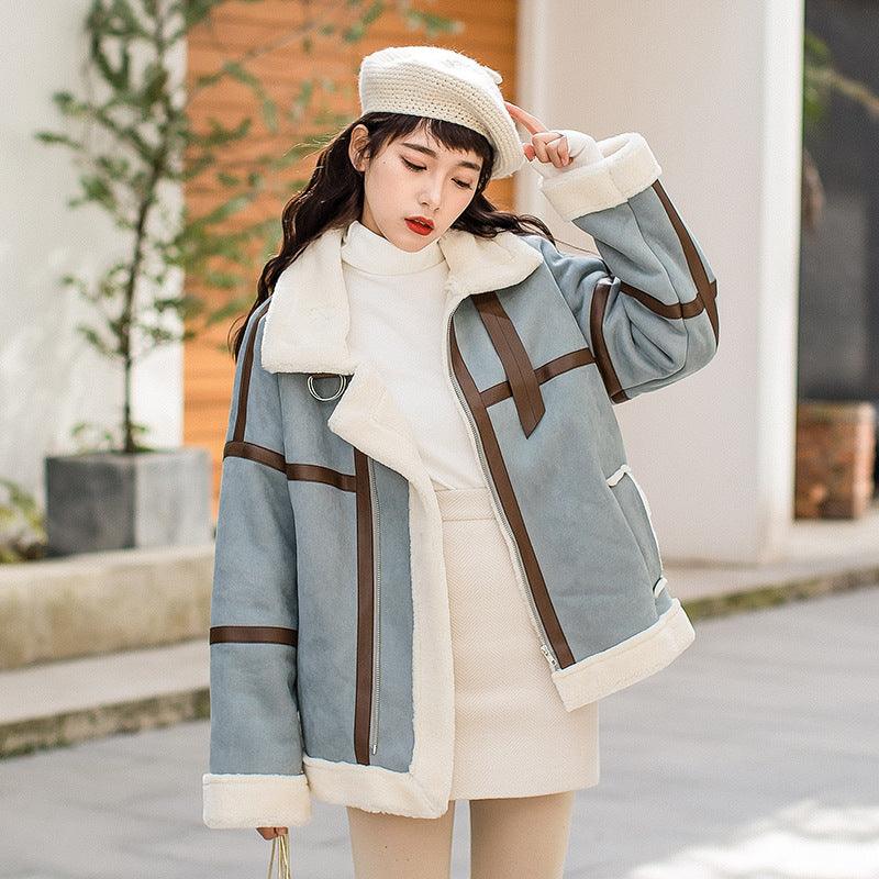 Deerskin velvet jacket - Amazitshop