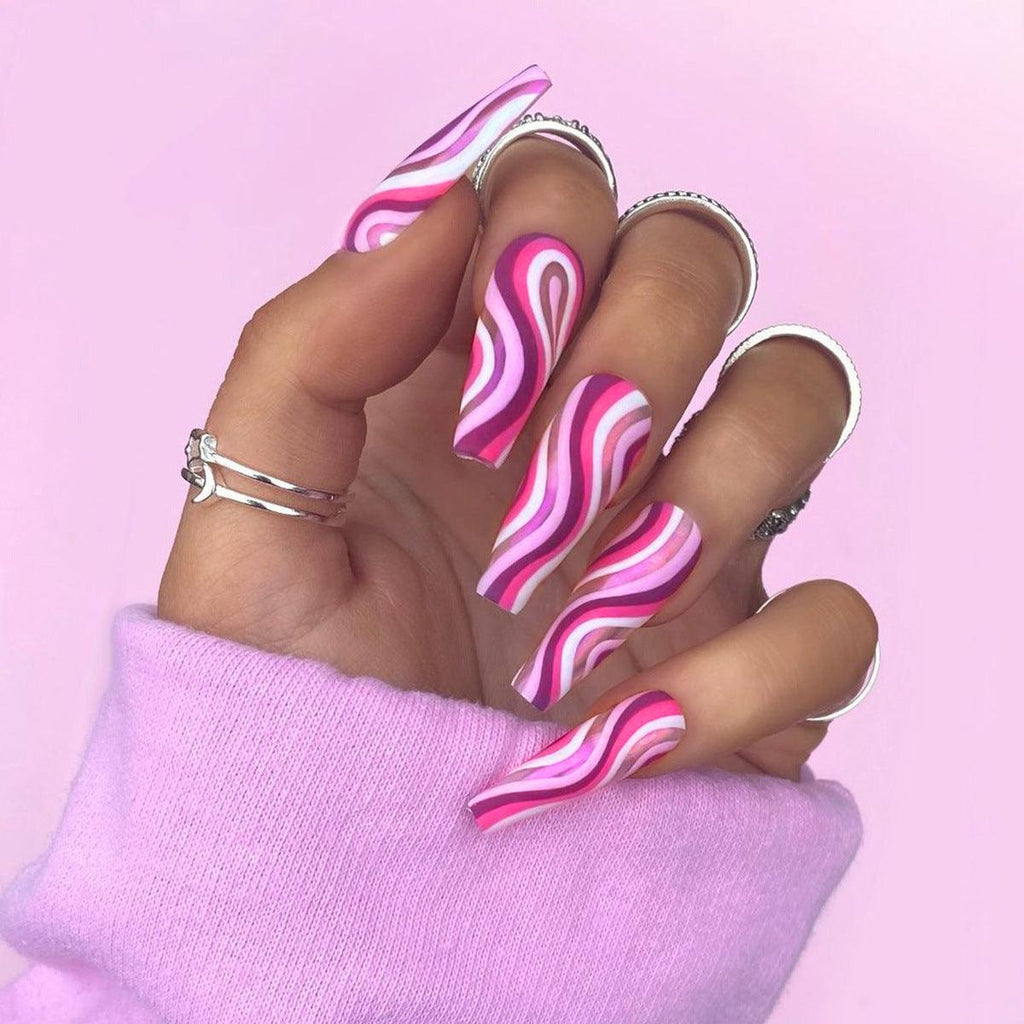 Detachable Artistic Wearable Finished Fake Nails - Amazitshop