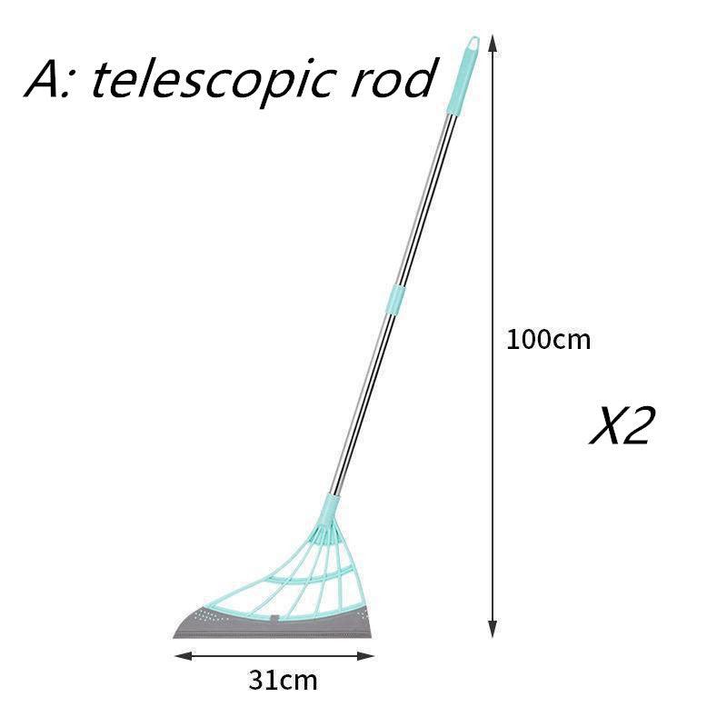 Detachable Mop Without Leaving Marks Floor Wiper Bathroom Household Cleaning Tools - Amazitshop