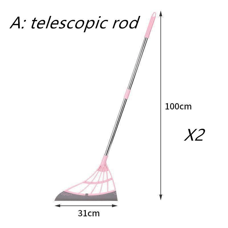 Detachable Mop Without Leaving Marks Floor Wiper Bathroom Household Cleaning Tools - Amazitshop