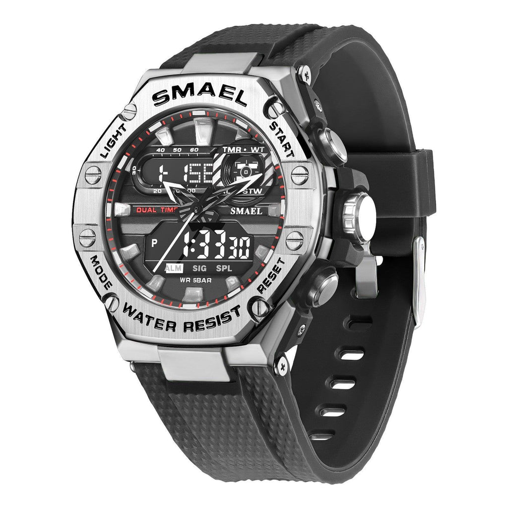 Digital Alloy Electronic Watch Men - Amazitshop