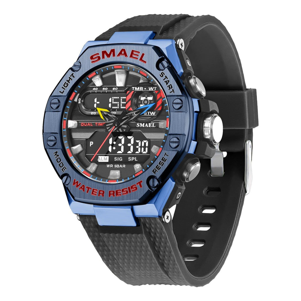 Digital Alloy Electronic Watch Men - Amazitshop