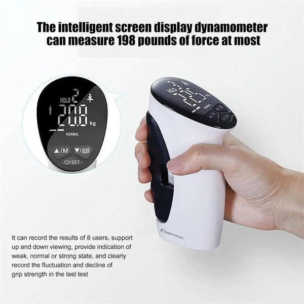 Digital Electric Hand Gripper Hand Dynamometer Counting Gripper Hand Grips Strengthener Measurement Meter Auto Capturing Power Good Way To Keep Fitness - Amazitshop