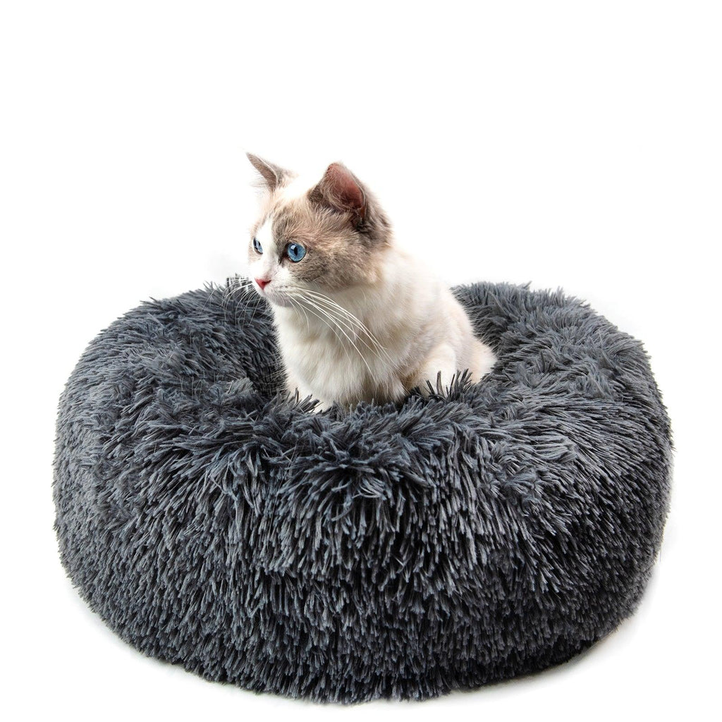 Dog Beds For Small Dogs Round Plush Cat Litter Kennel Pet Nest Mat Puppy Beds - Amazitshop