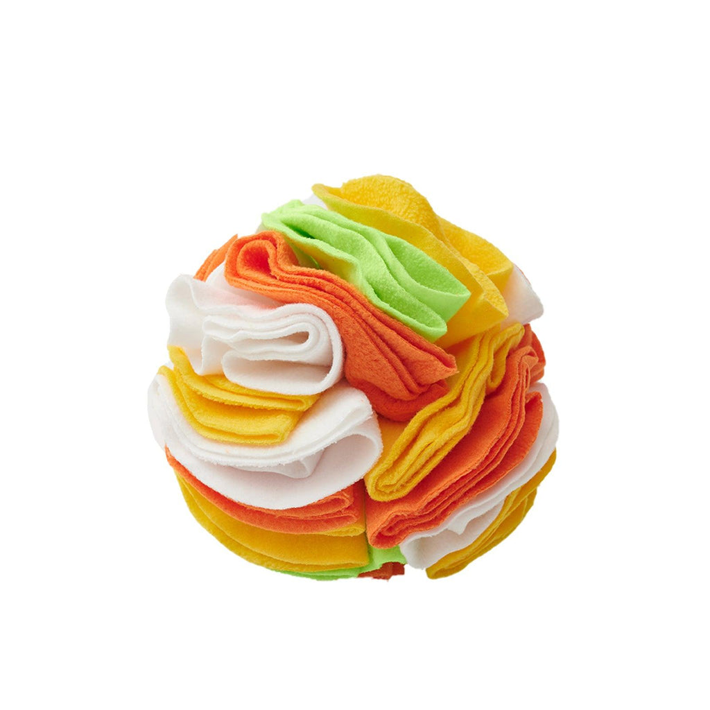 Dog Sniffing Ball Puzzle Toys Inscrease IQ Slow Dispensing Feeder Folderble Dog Now Sniff Toy Pet Traning Game Intelligence Toy - Amazitshop