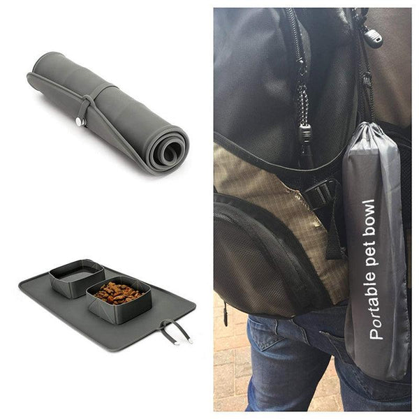 Dogs Puppy Bowls Silicone Bowls - Amazitshop