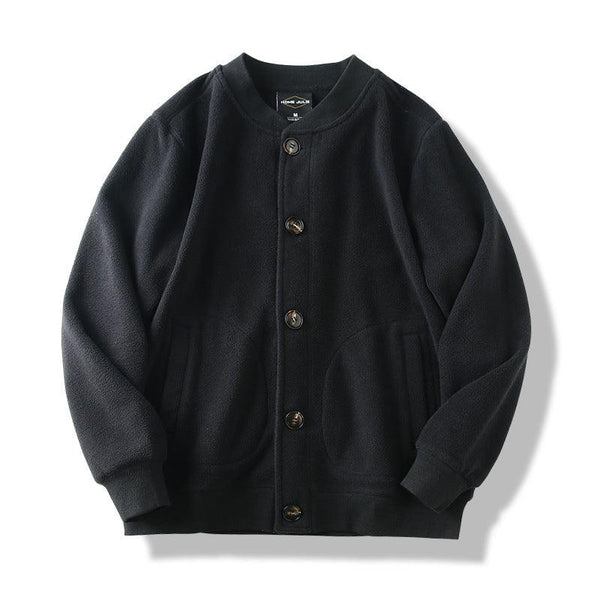 Double Sided Polar Fleece Solid Color Long Sleeve - Amazitshop