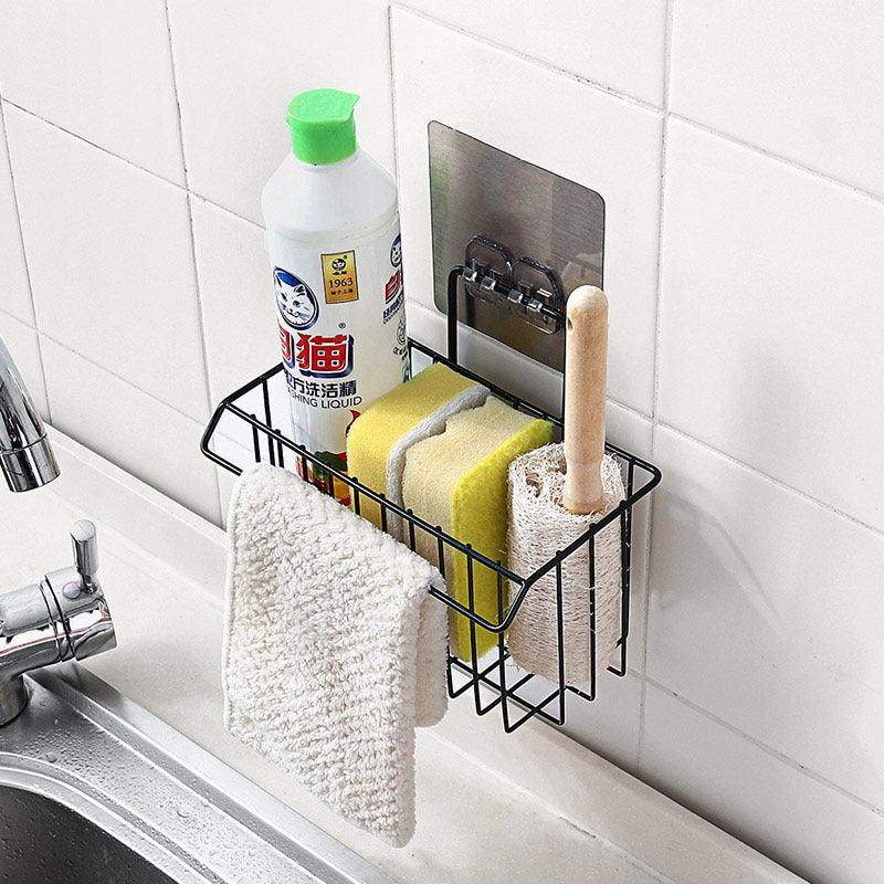 Draining Debris Basket Draining Wall Side Sink Rack Kitchen Supplies - Amazitshop