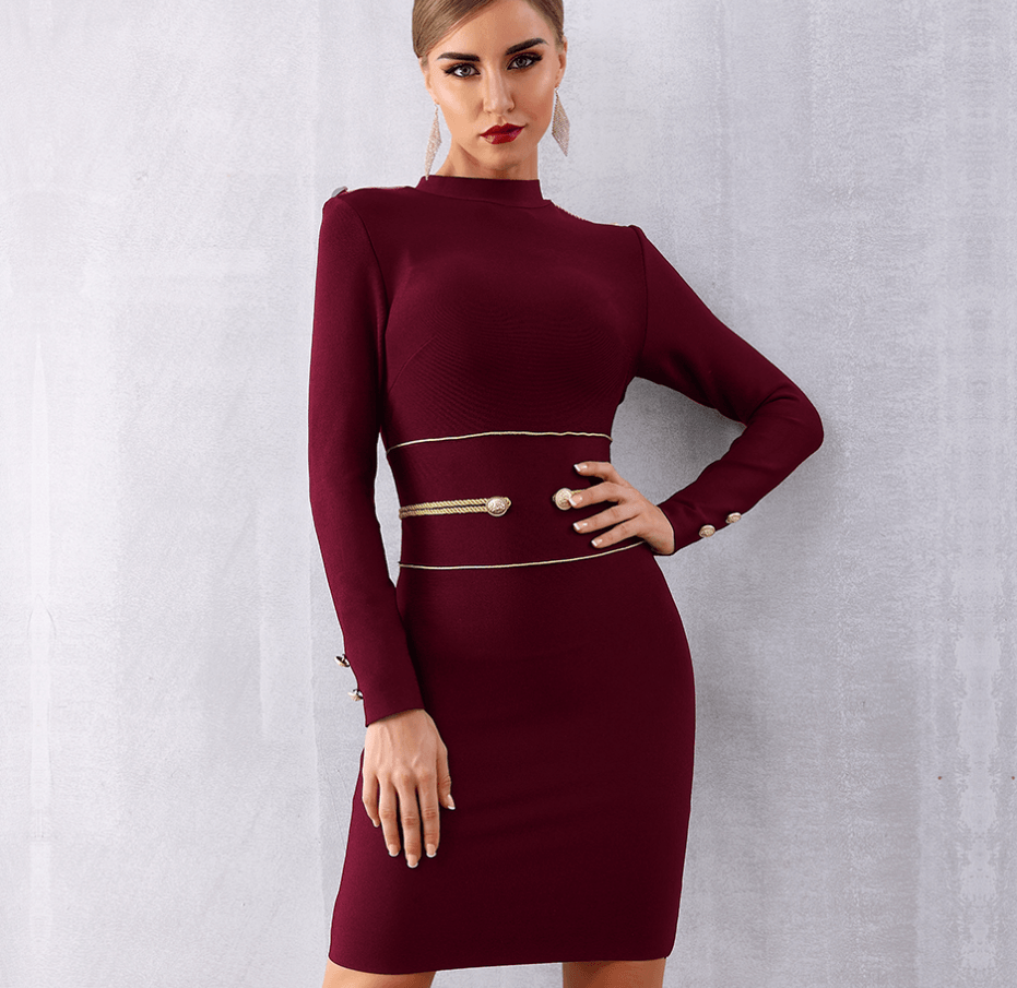 dress with three colors - Amazitshop