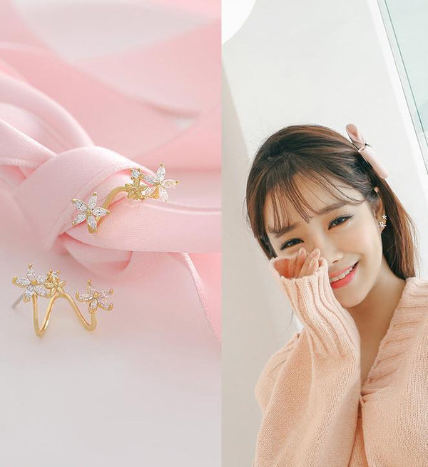 Earring short hair earrings - Amazitshop