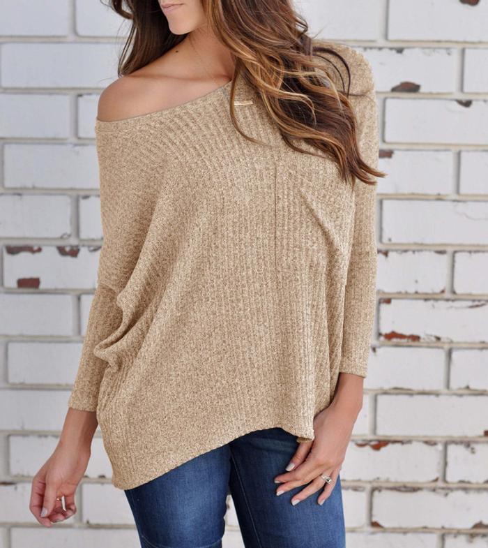 Easy - Care Oversized Sweaters Oversized knitwear - Amazitshop