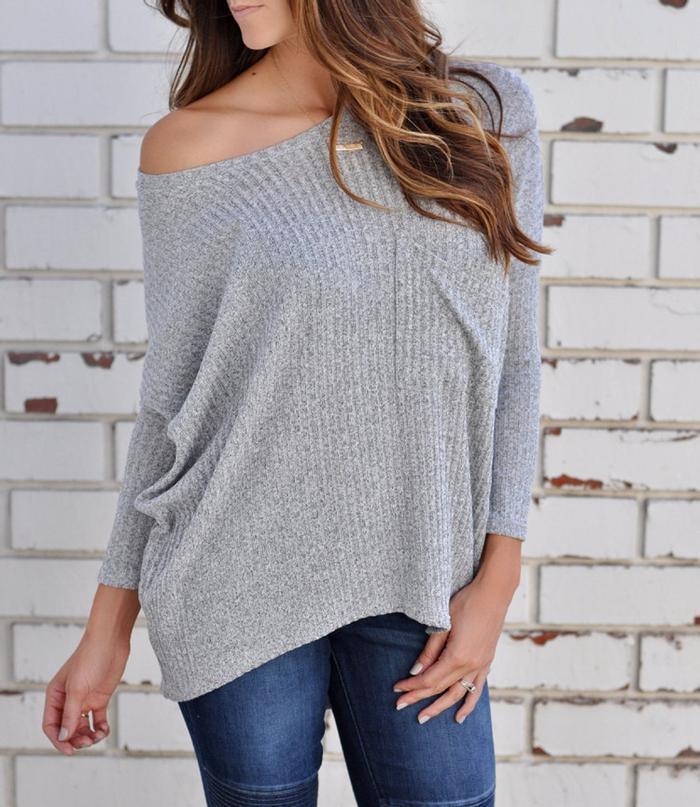 Easy - Care Oversized Sweaters Oversized knitwear - Amazitshop