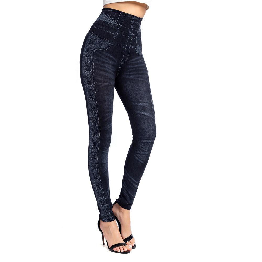 Effortless Style: Women's Denim Leggings for Comfort and Chic - Amazitshop