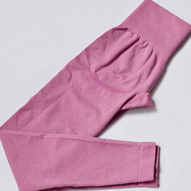 Elastic tight yoga pants high waist hip fitness pants - Amazitshop