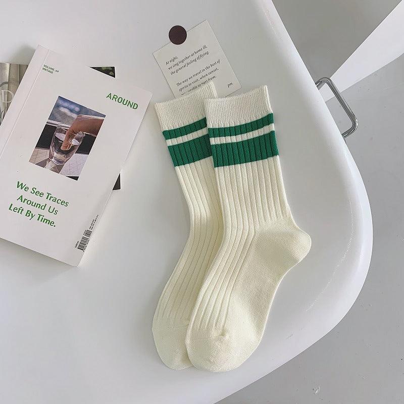 Embroidered Socks For Children With Double Stitches - Amazitshop