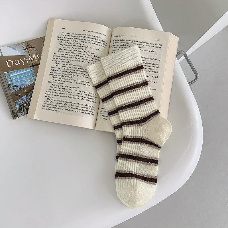 Embroidered Socks For Children With Double Stitches - Amazitshop